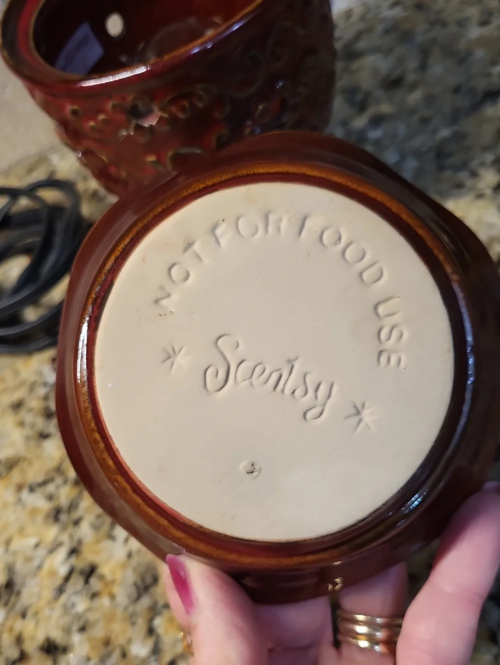 Retired Scentsy Roma Ceramic Electric Wax Warmer